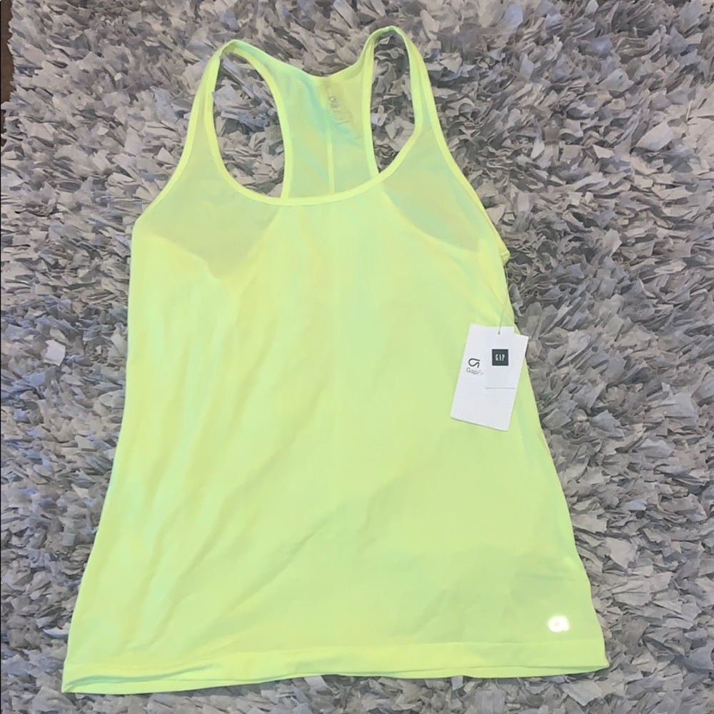 Gap Fit Athletic shirt Bright Yellow / neon yellow